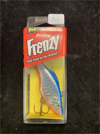 Berkley's Pro Frenzy Rattl'R Fishing Lure Silver/Blue/Red