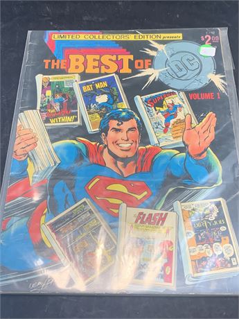 The Best of DC Volume 1 C-52 Limited Collectors Edition 1977 Batman Superman
