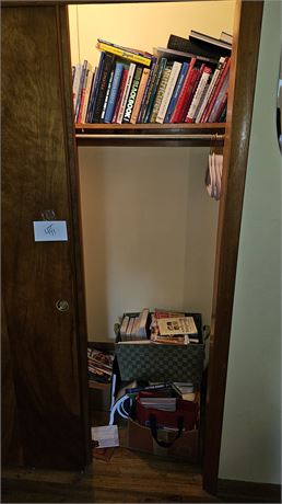 Book Closet Cleanout, Cookbooks ,Sewing, How Too, Heath & More