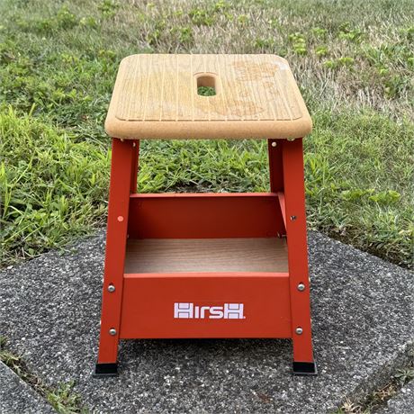 Hirsh Tool Stool; Sit, Step, Tool Carryall USA Made