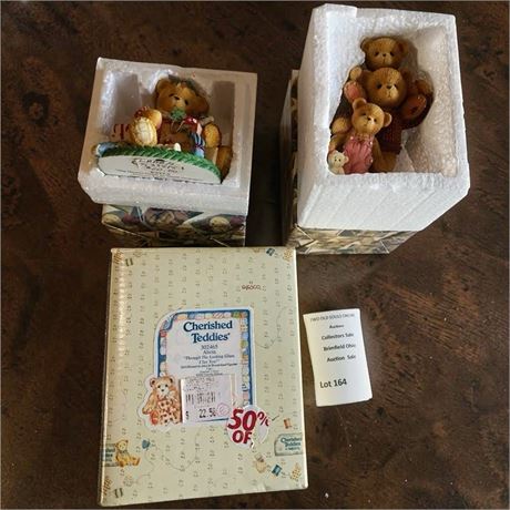 Enesco Cherished Teddies Teddy Bear Figurine Lot