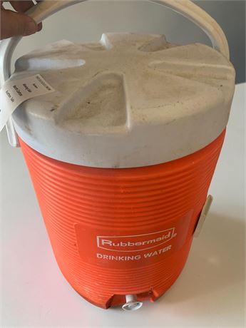 Rubbermaid Orange/White 5-Gallon Drinking Water Cooler