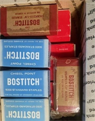 Bostitch Chisel Point Staple Lot