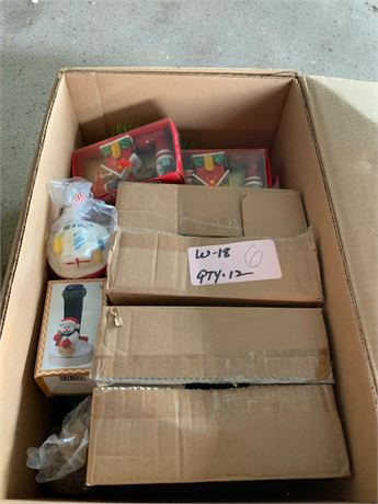 Vintage Giftco 3D Snowman Christmas Cookie Stampers & Wood Ornament Sets