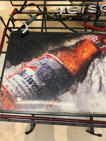 Vintage Neon Budweiser Sign - Needs Repair