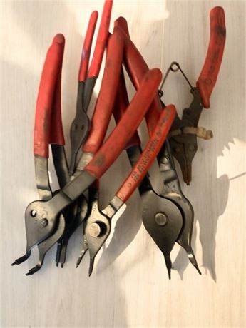 Spring Clip Pliers Tool Lot