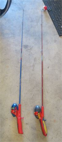 2 Kids Fishing Poles