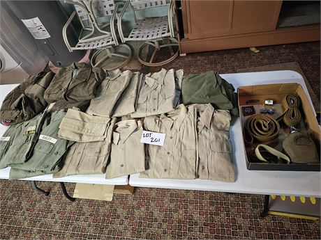 US Army Military Uniforms/Airborne/Canteen/Belts & More