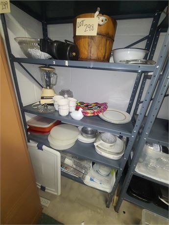 Shelf Cleanout:Ice Cream Maker/HB Blender/Corningware/Tupperware & More