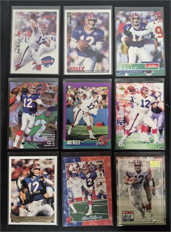 Jim Kelly Card Lot