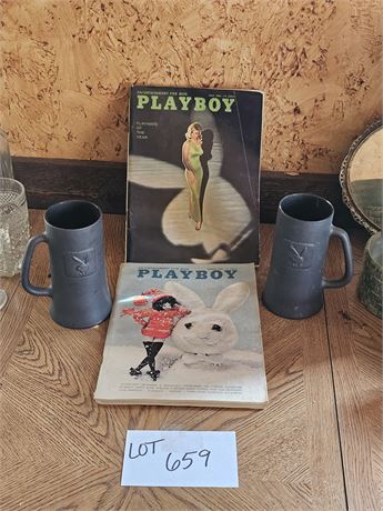 Vintage Playboy Magazines & Playboy Mugs