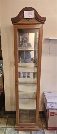 Wood Curio Cabinet