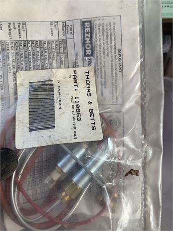 Reznor Ignitor Lot Thomas and Betts 110853 Spark Pilot Assembly Kit and More