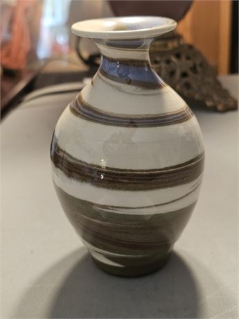 Vintage High Gloss Clay Vase