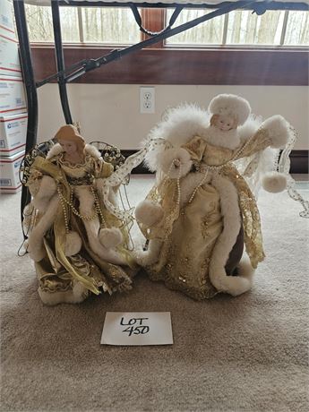 Beautiful Elegant Christmas Angels Tree Toppers