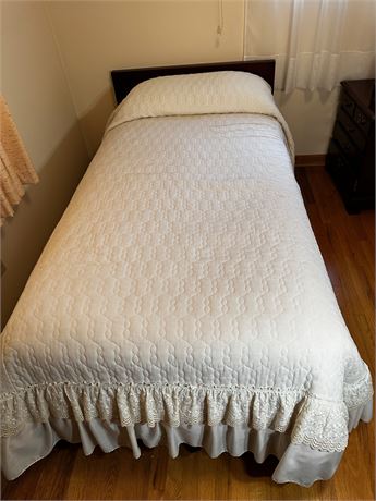 Bed Frame, Mattress and Boxspring