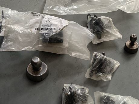 Signature Hardware Black Powder-Coated Surface Bolt Catches & More