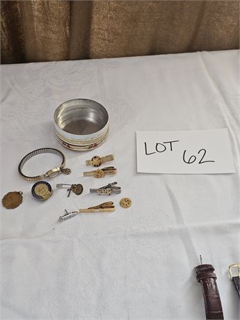 Mixed Gold Filled Service & Award Pins / Goodyear / Ladies Watch & More