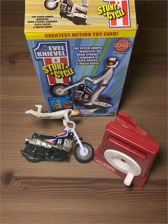 Evel Knievel Stunt Cycle Wind-Up Collectible Action Toy From 2019