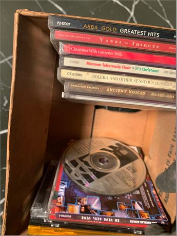 Vintage CD Lot - ABBA Gold Greatest Hits, Yanni Tribute, Lawrence Welk Christmas
