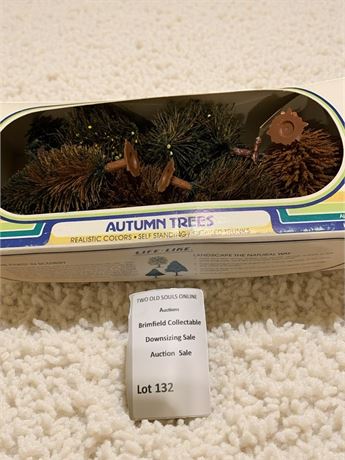 Autumn Bottle Brush Trees Display Set by Life Like