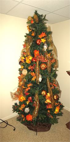 Fall Decorated Tree
