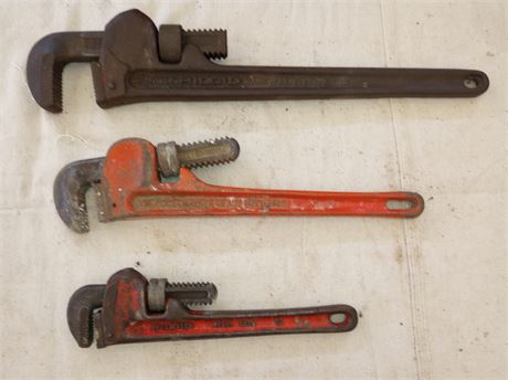 Pipewrenches: 2 Rigid, Powermaster