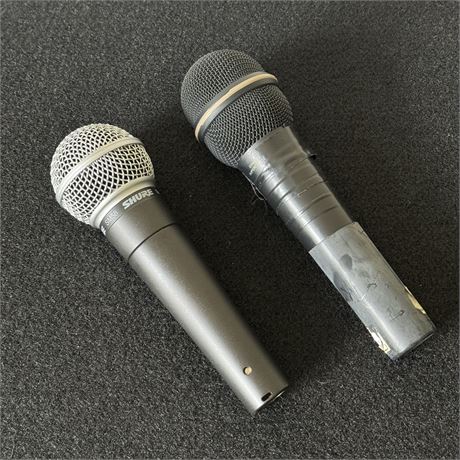 Shure SM58 and Supercardioid Dynamic Microphones