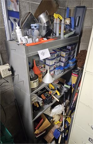 Shelf & Shelf Cleanout:Hardware/Workgloves/Brushes & More