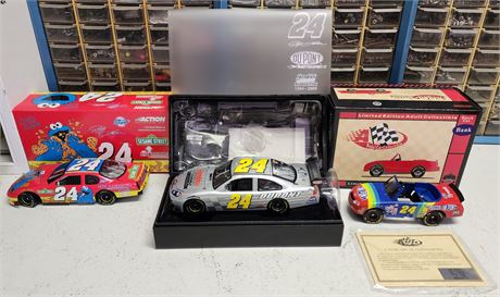 3 Nascar Cars