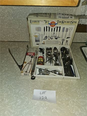 Mixed Flatware & Utensil Lot