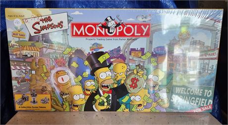 The Simpsons Monopoly Unopened