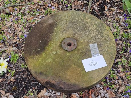 Antique Stone Grinding Wheel