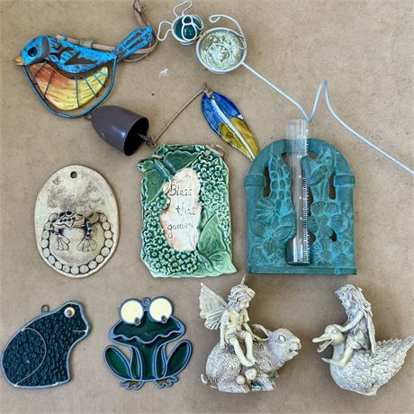 Collection of Decorative Garden Smalls - Fairies, Frogs and More