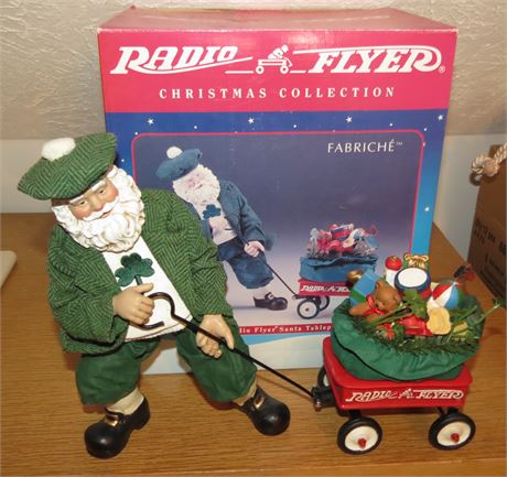 Radio Flyer Santa Christmas Decoration