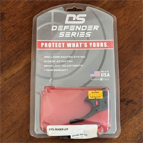 New DS-122 Defender Series Accu-Guard Laser Sight for Ruger LCP Pistols