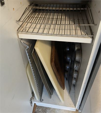 Kitchen Shelf Cleanout - Baking Sheets, Muffin Tins, Cooling Racks & More