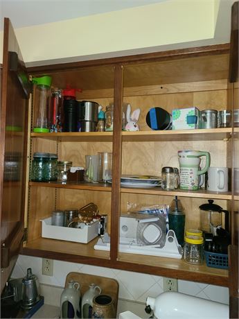 Kitchen Cupboard Cleanout:Travel Mugs/Slicer/Canning Jars/Mugs & More