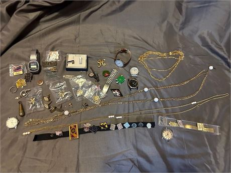 Costume Jewelry and pins