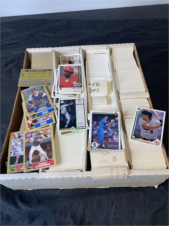 Baseball Cards From 1980s and 1990s Upper Deck Topps