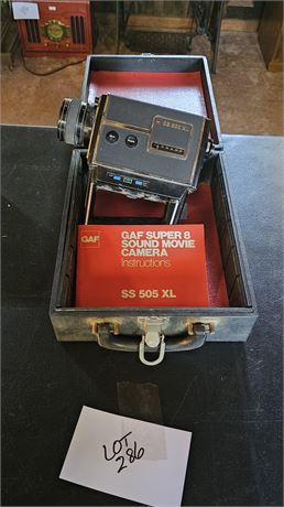 GAF SS 505 XL 8 MM CAMERA