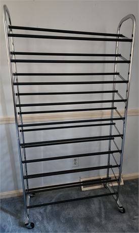 Tall Metal Shoe Rack