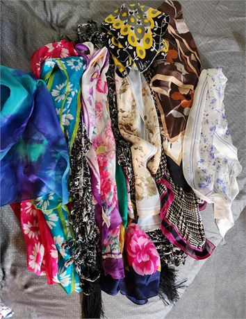 Silk Scarves Lot