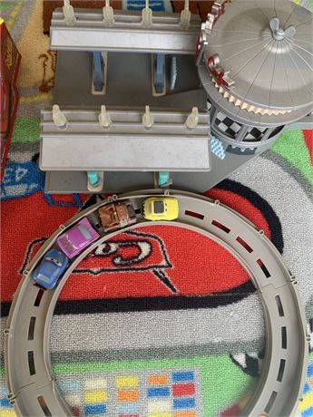 Disney Pixar Cars Track Set & Toys, Disney Pixar Cars Play Mat & More