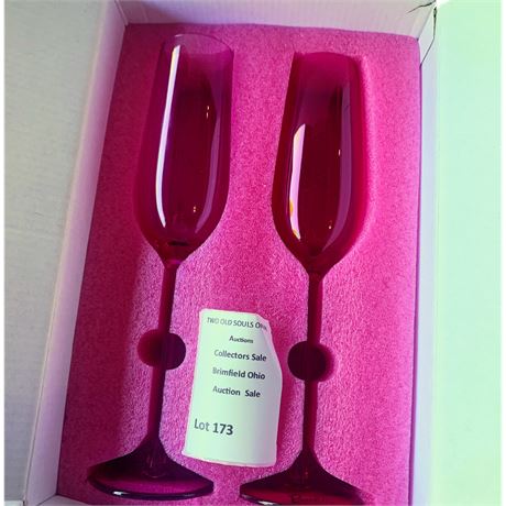Barbie x Dragon Glassware Champagne Flute Set