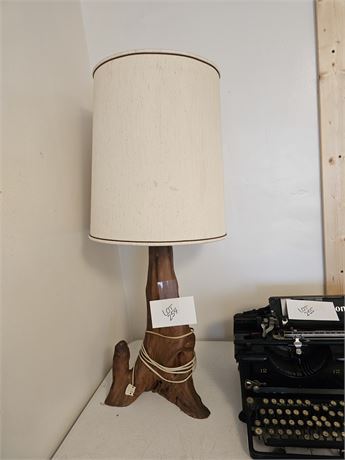 Vintage Driftwood Lamp