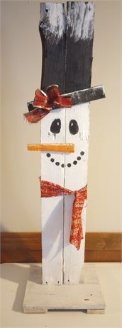 Wood Snowman Decoration