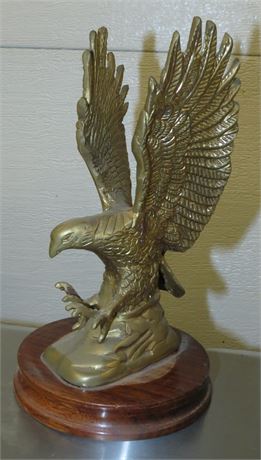 Brass Eagle Figurine