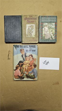 Antique & Vintage Children Book's , Jungle Baby, Little Foxes & More