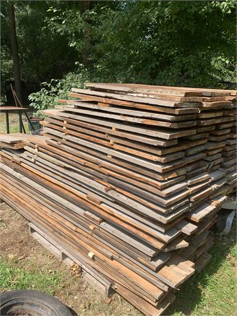 Ruff Sawn Cedar Wood Plank Lot